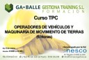 Imagen de la noticia 'Curso TPC Movimiento de Tierras 8 de enero'