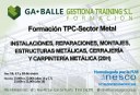 Imagen de la noticia 'Formación TPC Sector Metal 16-18 de enero'